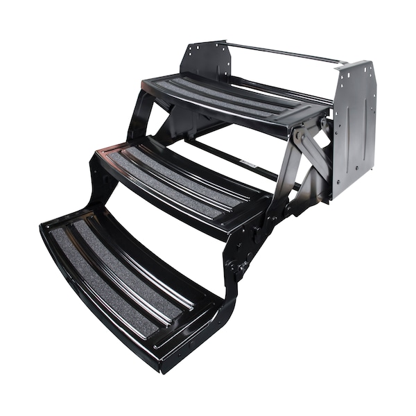 Lippert Lippert 432687 24" Radius Corner Manual Step - Triple, 7" Rise 432687 - main